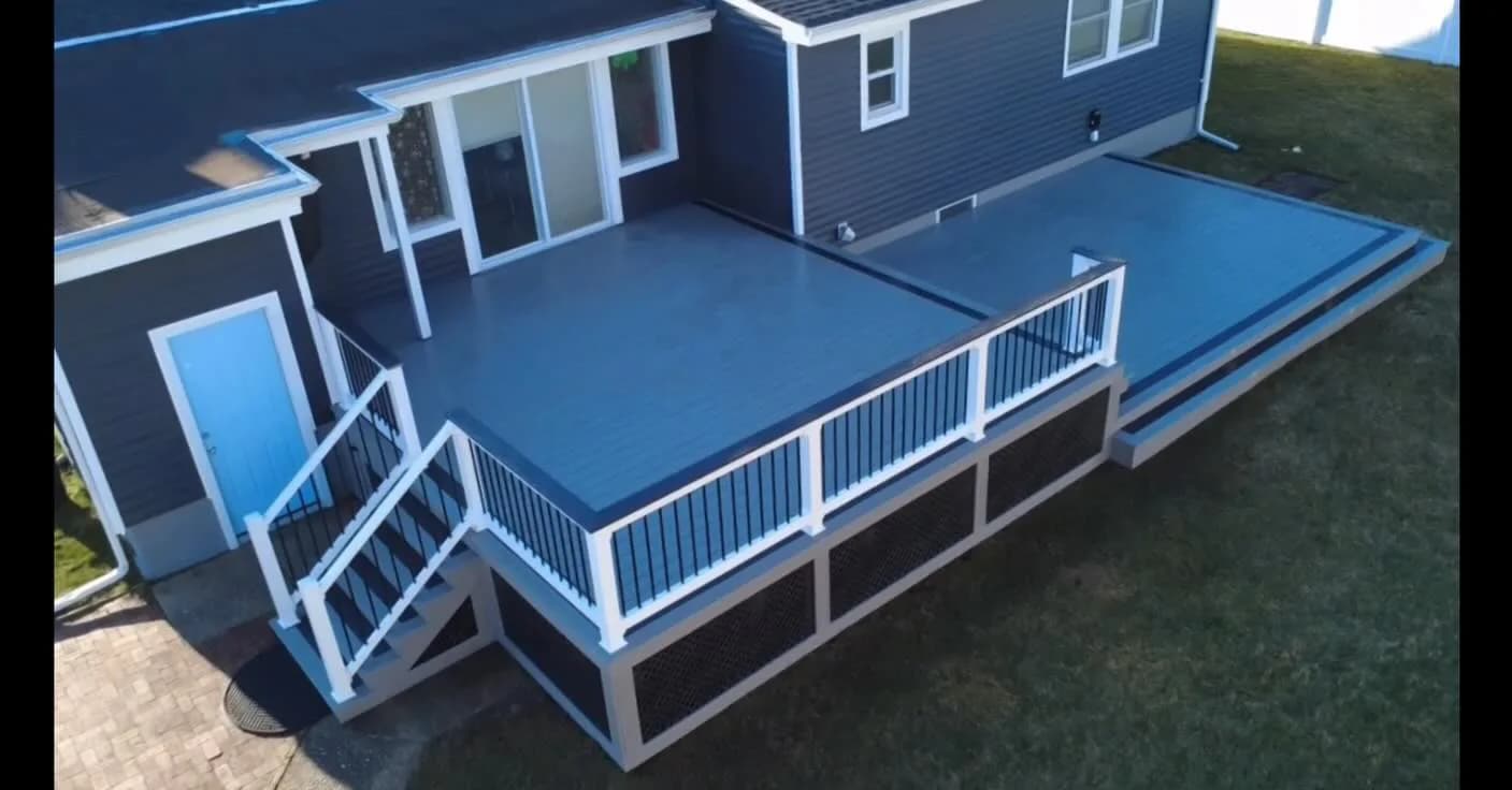 Multi-Level Backyard Deck